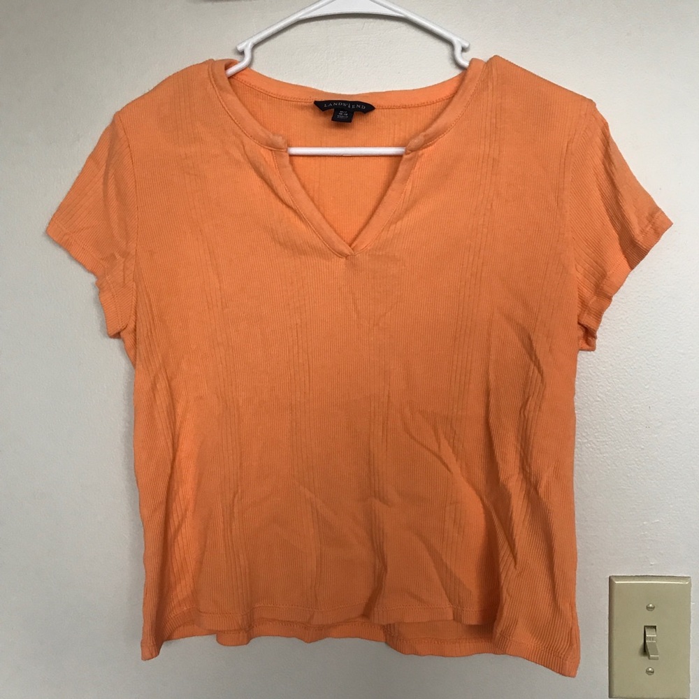 Ribbed Lands End T-Shirt